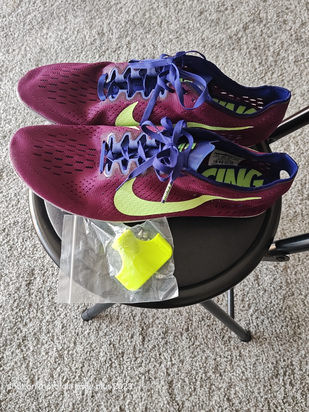 Nike Zoom Victory Racing Track Cleats Purple Size 11.5 835997-600